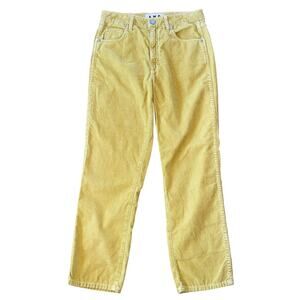 AMO Chloe Crop Corduroy Pants High Rise